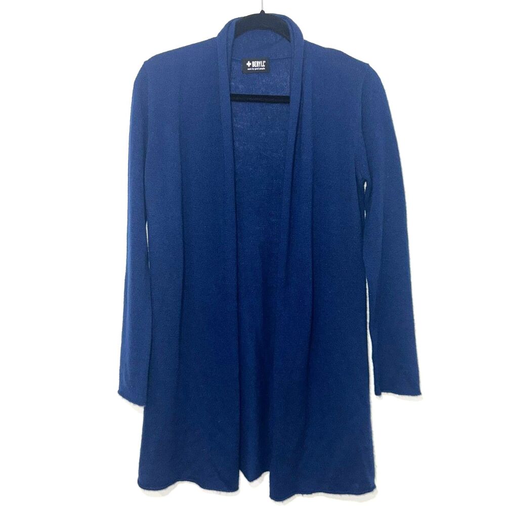 +Beryll Cashmere Open Front Cardigan - Navy O/S